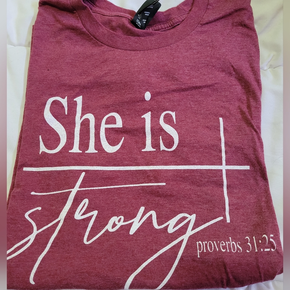3/$35 Women's Christian T-shirt Size Medium Super Soft